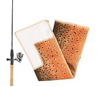 Generisch per canna da - 4 scomparti - Copertura protettiva - 84 cm per canne da | per barca, riva, viaggi, lago, fiume, attività all'aperto, Yellow Croaker Skin, vedi descrizione