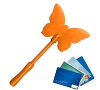 Generisch per carte di debito | portatile compatta stampata 3D - bacchetta per fata | per cosplay, feste, vita quotidiana, outdoor, viaggi, bambini, donne, Colore: arancione