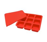 Generisch per cubetti di ghiaccio in silicone,Stampo in silicone a 9 camere con coperchio e facile estrazione,Produttore di cubetti di ghiaccio | Per cocktail, whiskey caffè bar bere cucina