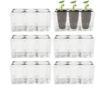 Generisch per la coltivazione, 6 pezzi, riutilizzabili, per la crescita delle piante e set di germi, per la coltivazione, per esterni, giardino, serra