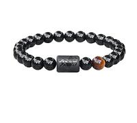 Generisch Per Messaggi Naturale Mamma Quarzo Anelli Bracciale Regolabile Bracciali Braccialetto Regalo Argento Anelli, Taglia unica, Pietra