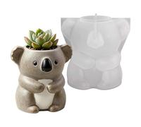 Generisch per resina in silicone, simpatici per koala facili da staccare, in silicone antiaderente per resina epossidica, argilla, gesso, organizer per gioielli fai da te, portapenne