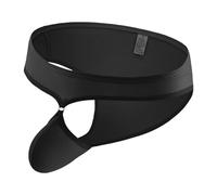 Generisch perizoma da uomo, traspirante, sexy, a vita bassa, biancheria intima a T, mutandine, biancheria intima da uomo, biancheria intima sexy, vestibilità ideale, un regalo per il mio amico, Nero