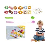 Generisch Perline E Corda - Gioco Interattivo Genitori-Bambino | Competenze motorie Fine Giocattolo A Filo Per Ragazze Neonati Bambini Classi Casa Viaggi Auto Giocattoli Educativi