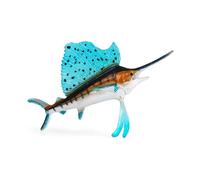 Generisch Pesce giocattolo in plastica per il pesce spada | Statuette realistiche per decorazioni per adulti, paesaggio dell'acquario da scrivania