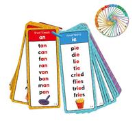 Generisch Phonics Flash Cards - 60 pezzi Animal Spelling Educational Toys | Letter Games for Preschoolers Speech and Reading, Home School & Classroom Learning Tool