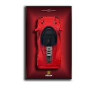 Generisch Piastra da parete per auto da corsa Lego Technic Ferrari Daytona SP3 42143, compatibile con auto Ferrari, regalo decorativo per adulti per gli amanti Lego