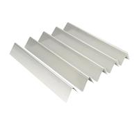 Generisch Piastre riscaldanti per barbecue, ricambio per barbecue da giardino, diffusore di calore per barbecue, distributore in fiamma in acciaio , per barbecue durevoli e guide per