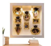 Generisch Piccola cornice per musei, sagome antiche, valigetta artigianale, cornice fai da te, adatta per laurea, Natale, compleanno, festa, San, coppie, famiglia, bambini, fidanzato