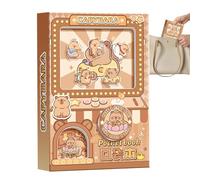 Generisch Piccolo taccuino tascabile | Grazioso blocco note Capybara antistress con funzione promemoria, giocattolo per la gestione dello stress, scuola, ufficio, cancelleria per tutti i giorni