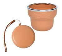 Generisch pieghevole per avventure all'aperto, contenitore per acqua portatile da 200 ml con design pieghevole compatto, contenitore per bevande, da viaggio, per campeggio, escursionismo, pesca