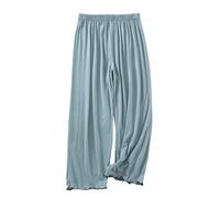 Generisch Pigiama da donna, taglie grandi, pantaloni lunghi da notte, pantaloni lunghi da donna, alla moda, morbidi, pantaloni da yoga, leggeri, comodi, per il tempo libero, traspiranti, pantaloni