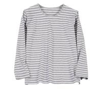 Generisch Pigiama da uomo a maniche lunghe, leggero, per il tempo libero, per la stagione più fresca, grigio., XL