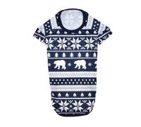 Generisch Pigiama per ragazzi 134 Natale, tempo libero, feste, pigiami, in puro cotone, per la famiglia, per genitori, per il bambino (cane), Blu, S