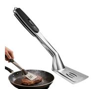 Generisch Pinza per barbecue, con manico lungo antiscivolo e chiusura con una sola mano, con chiusura di sicurezza, accessorio per barbecue, per servire carne e pesce in cucina, giardino, campeggio