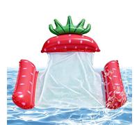 Generisch Piscina gonfiabile - PVC 142 x 109 cm | Lettino ad acqua Float | Tappetino pieghevole per prendere il sole per feste estive in giardino, cortile, fiume e relax all'aperto