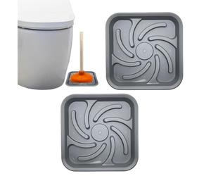 Generisch Plunger Holder - 2 X Dry Tray | Bathroom Gear - Supporto Pour Déboucheur | Soporte para Desatascador | Porta Bagno | 2026 Pro | Dries Quickly | WC | Household | Bianco