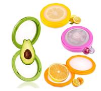 Generisch Pod salvafreschezza riutilizzabili, 4 pezzi per cipolle da cucina, contenitori per frutta per frigorifero, meal prep, , patate, aglio, bacche, insalata