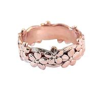 Generisch Poesie di set di riccioli a forma di fiore intorno agli anelli da donna tendenza della moda completa anello donna gioielli anelli di diamanti per le donne taglia 5 11 obiettivo adattatore