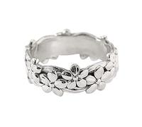 Generisch Poesie di set di riccioli a forma di fiore intorno agli anelli da donna tendenza della moda completa anello donna gioielli anelli di diamanti per le donne taglia 5 11 obiettivo adattatore
