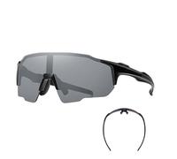 Generisch Polarized Cycling Sunglasses - UV400 Protection Lightweight Sports Eyewear, Frame Outdoor Vision Gear | Road Biking Fishing Hiking Driving Use, Men Women Daily Active Lifestyle, grigio