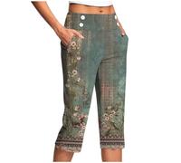 Generisch Pole Dance Abbigliamento Donna Pantaloni Donna Vita Alta Pantaloni Da Lavoro Corti Pantaloni Casual Pantaloni Da Lavoro Pantaloni Pantaloni Da Pallacanestro Ragazza, verde, XL
