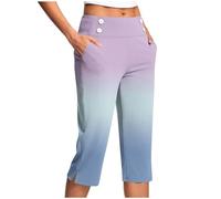 Generisch Pole Dance Abbigliamento Donna Pantaloni Donna Vita Alta Pantaloni Da Lavoro Corti Pantaloni Casual Pantaloni Da Lavoro Pantaloni Pantaloni Da Pallacanestro Ragazza, Lilla, 4XL