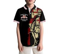 Generisch Polo da ragazzo con impressionante grafica dei cavalieri templari, polo per bambini dal design storico, parte superiore resistente per i piccoli fan del Medioevo