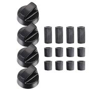 Generisch Pomelli per fornelli a gas | Sostituzione dei pulsanti del forno | Pomelli di comando per fornelli | Sostituzione dei pomelli | 4 X | per bottoni, Pomello termostatico | Pomello