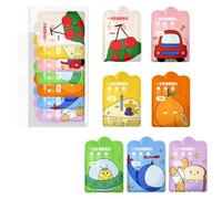 Generisch Poncho antipioggia per adulti, 7 x impermeabili, design leggero, compatto, impermeabile, per pendolari e cantieri, Modello per bambini, L