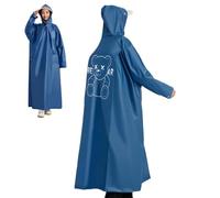 Generisch Poncho antipioggia unisex, per uomini e donne, con protezione