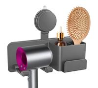 Generisch Porta asciugacapelli - Supporto per asciugacapelli, per l'organizzazione | Adatto per Doccia, casa, casa, Profumo, spazzolino da Denti