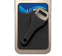 Generisch Porta carte per il tuo cellulare in silicone con scomparto per | Supporto a ventosa per telefono cellulare, per donne, uomini, auto, crociera, lavoro, fitness, viaggi, scuola