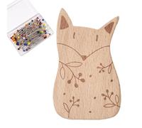 Generisch Porta spilli magnetico per cucito, cuscino a forma di animale, per graffette, fermagli per capelli, con 100 aghi per cucito, ricamo trapuntatura