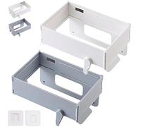 Generisch Portabagagli pieghevole per Trash Bag Holder, Hanging Waste Garbage Can Rack, 2026 New Magnetic Closure Waste Bag Hanger Rack, Space-Saving Foldable Trash Bag Holder for Kitchen Cabinet