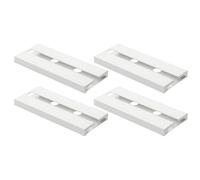 Generisch Portabicchieri per vino, supporto per vino in polipropilene, 4 pezzi, autofissante, organizer per bicchieri, mobili da cucina, scaffali, contatori, soggiorno, altezza