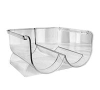 Generisch Portabottiglie | Contenitore per bottiglie d'acqua | Organizzatore per bevande impilabile | Scaffale per bottiglie di vino antiscivolo per dispensa armadio frigorifero e conservazione