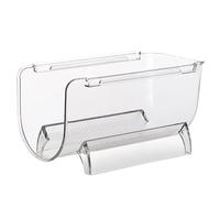 Generisch Portabottiglie | Contenitore per bottiglie d'acqua | Organizzatore per bevande impilabile | Scaffale per bottiglie di vino antiscivolo per dispensa armadio frigorifero e conservazione