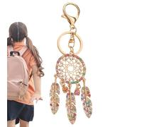 Generisch Portachiavi a forma di, Dream Catcher Keychains - Acchiappasogni fascino con strass | Ciondolo alla per zaino, portafoglio, Multicolore, Siehe Beschreibung
