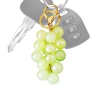 Generisch Portachiavi a portafoglio - morbida uva 3D, grazioso portachiavi per la decorazione dell'auto, per gli uomini, gli appassionati di ragazzi, le donne, la casa, i viaggi, le vacanze, le feste