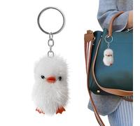 Generisch Portachiavi in peluche a forma di - morbido accessorio per mini anatre, ciondolo decorativo | ciondolo creativo a forma di, borsa morbida per uomo e donna, Little