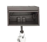 Generisch Portachiavi per auto da garage con porta di apertura, da parete, organizer per chiavi in legno, montaggio a parete, facile installazione, per ufficio di entrata