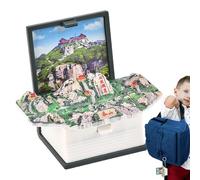 Generisch Portachiavi pieghevole 3D, portachiavi con scene 3D | ciondolo con scena pieghevole a boccola, decorazione pieghevole per borse, telefoni cellulari, zaini e chiavi 'auto