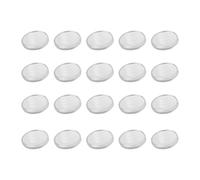 Generisch Portagioie dietro la porta, in plastica, 20 pezzi, 46 mm, custodia protettiva per riporre gioielli (trasparente, taglia unica)