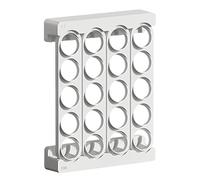 Generisch Portasapsule da caffè, espositore per cialde, 32 x 24,5 x 4,2 cm, organizzatore flessibile per , capacità 50 cialde, per cucine e bar del caffè