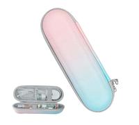 Generisch Portaspazzolino da viaggio, porta spazzolini da denti, contenitore per viaggi, casa, adulti e bambini