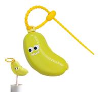 Generisch Portaspazzolino | Portaspazzolino portatile per bambini a forma di banana - Accessori per il bagno di famiglia per ragazze, ragazzi e adulti, verde, descrizione, descrizione