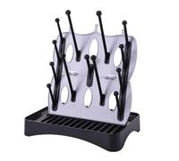 Generisch Porte-Bouteilles - 11,81 Pouces Support Séchage Vertical | ABS PP Support Compact Pliable - 16 Crochets Pour Biberons Tétines Pailles et Accessoires Cuisine Maison