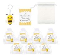 Generisch Porte-Clés Abeille,Porte - Breloques Festives Pour Sac À Dos, Voiture Et Déco Maison - De Célébration Et Cadeaux | Clés Pour Enseignants Avec Carte De Remerciement -