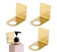 Generisch Porte Shampoing Pour Salle De Bain - Supporto Mural Rangement Acier Inoxydable Anti-Rouille | Organizzatore Douche Crochets Bouteille Revitalisant Distributeur Savon Marbre Métal